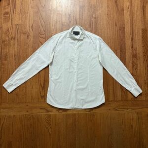 Philipp Plein Homme Diamond Cut Hexagon embroidery dress shirt size XL